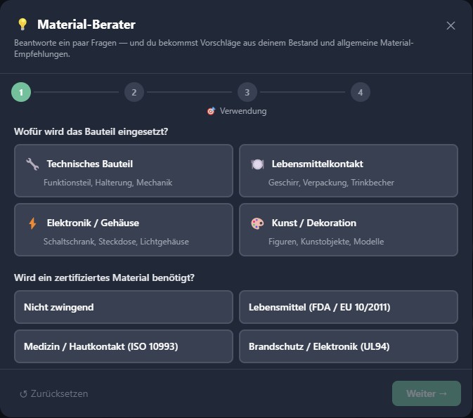 Berater Schritt 1